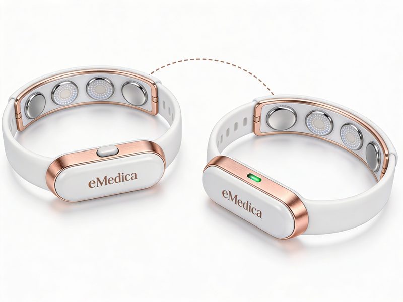 eMedica Wearable Device — Non-invasive VCF adjuvant therapy wristband